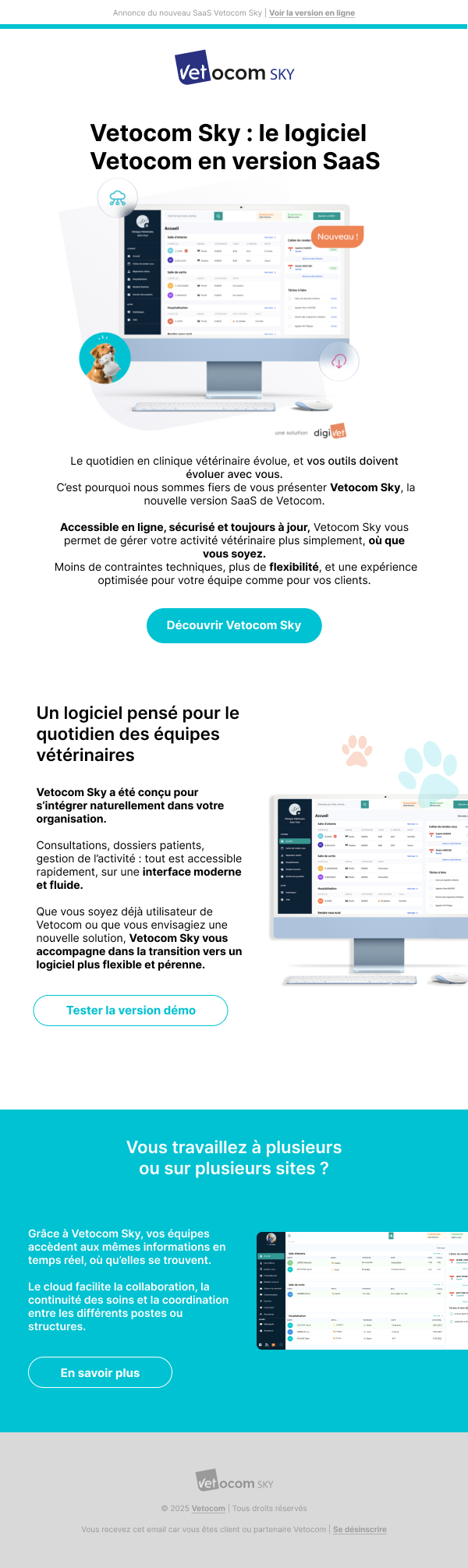 Un design de mailing pour annoncer la sortie d